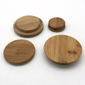 Tapa de madera para copa de vela