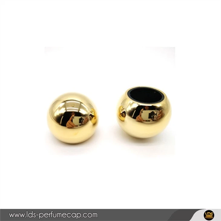 Matt Black Spherical Zamac Perfume Lid